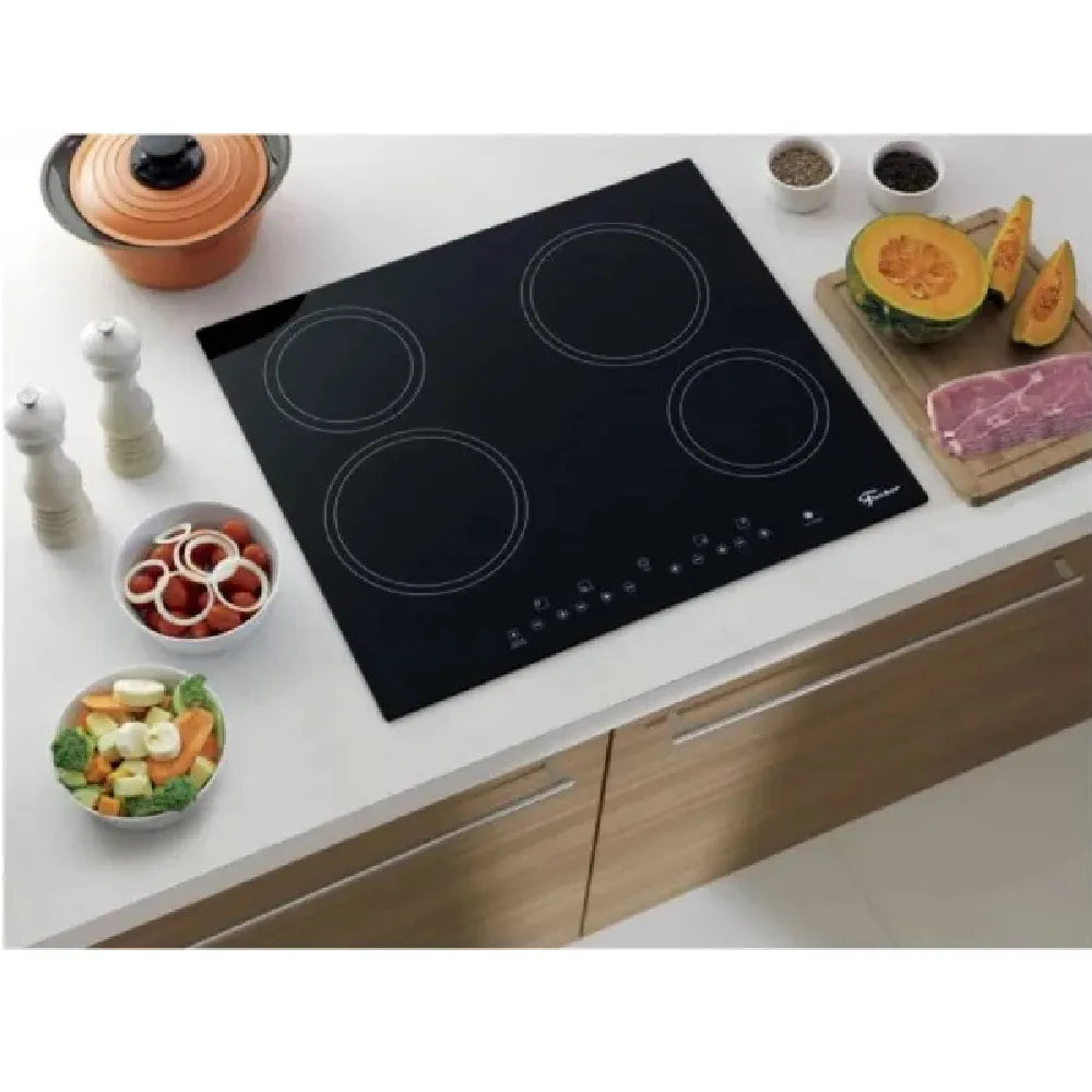 Cooktop Fischer 4 Bocas Mesa Vitrocerâmica Preto – 220 Volts