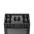 Fogão de Piso Atlas 5 Bocas com Mesa de Vidro Milão Preto - Bivolt