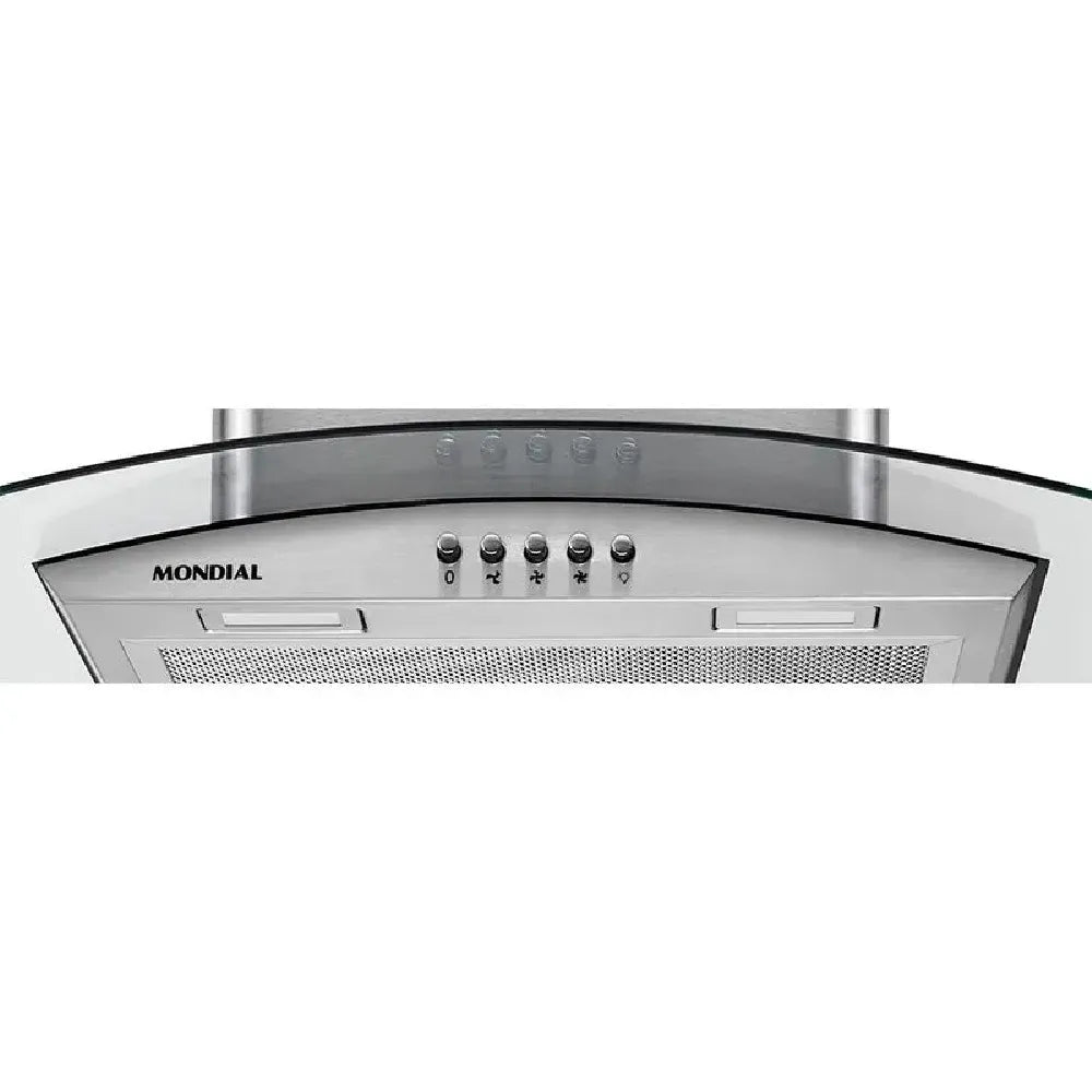 Coifa de Parede Mondial  250W Inox CF60-01 - 127 Volts