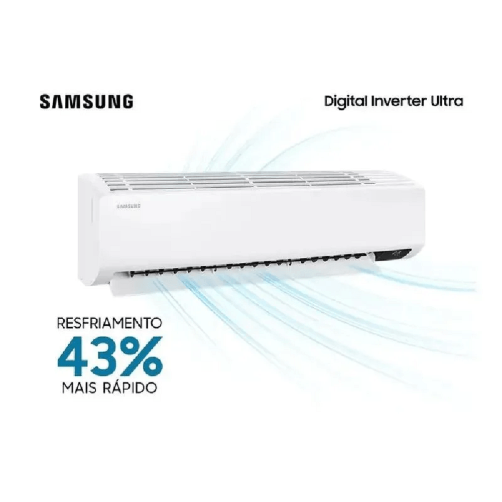 Ar Condicionado Split Hi Wall Inverter Samsung Digital Ultra 22000 BTU/h Frio AR24TVHZDWKNAZ – 220 Volts