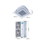 Ar Condicionado Split Cassete 4 Vias 56000 BTUs Inverter Hisense Frio AUW-60T2RNC - 220V