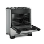 Fogão De Piso Mueller 5 Bocas Decorato Vetro Inox - Bivolt