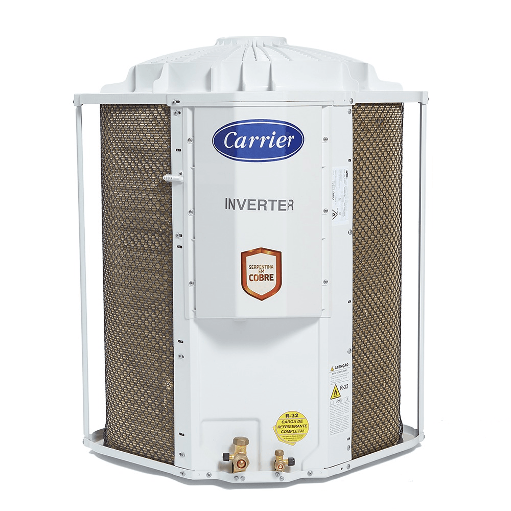Ar Condicionado Split Inverter Cassete 4 Vias Carrier Connect 48000 BTU/h Quente e Frio Monofásico 38CQVE48515MC – 220 Volts