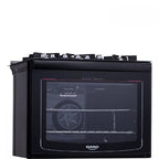 Fogão de Embutir Dako 5 Bocas Turbo Glass Preto - Bivolt