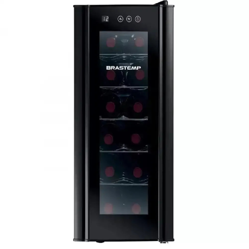 Adega Brastemp 12 Garrafas com Painel Touch Preta BZC12BE – 127 Volts