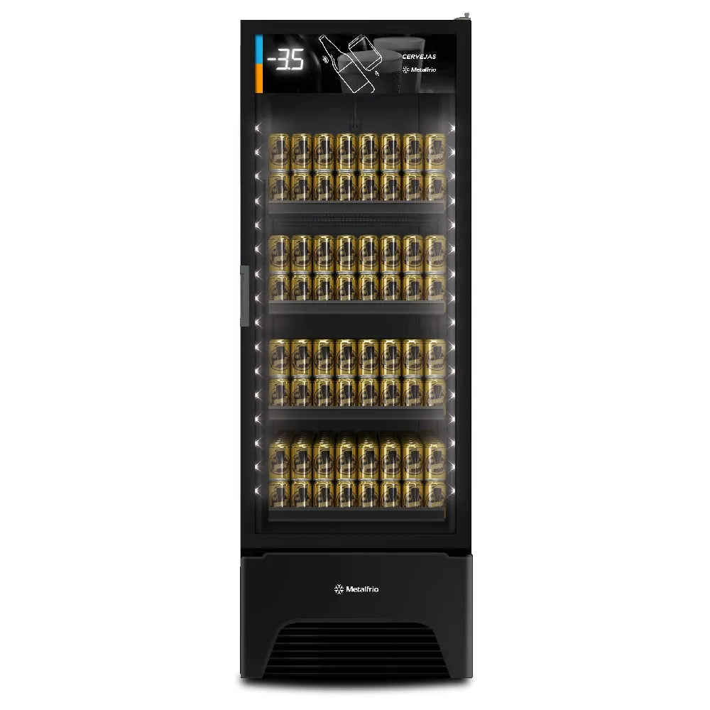 Cervejeira Metalfrio 572 Litros Porta de Vidro All Black VN50AH – 220 volts