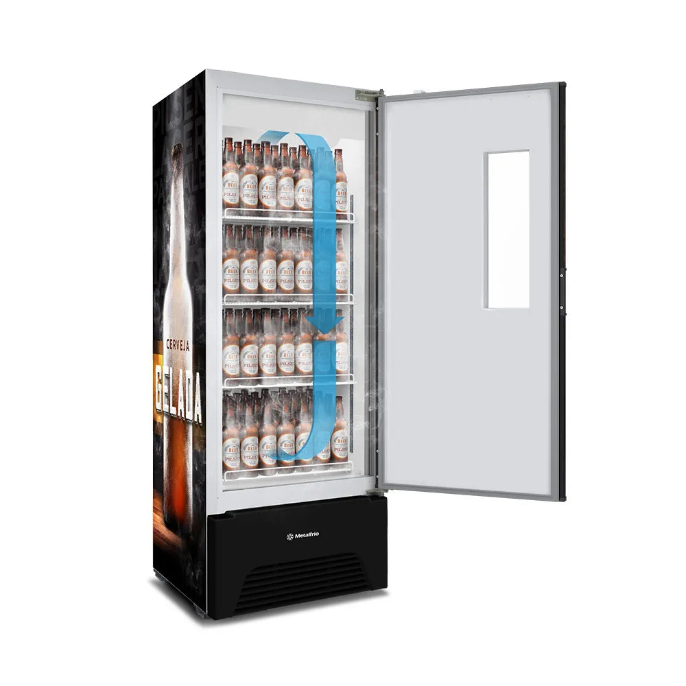 Cervejeira Metalfrio 526 Litros Preta VN50AF - 220 Volts