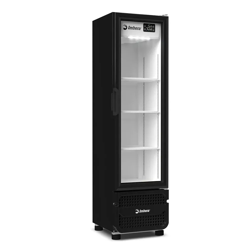 Cervejeira Imbera 215 Litros Porta de Vidro Padrão Preta CCV144 - 220 Volts