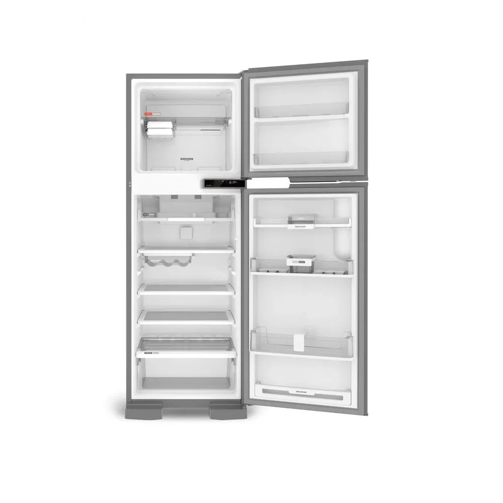 Refrigerador Brastemp Frost Free 375 Litros Duplex com Compartimento Extrafrio Inox BRM44HK - 220 Volts