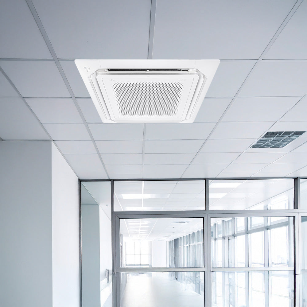 Ar Condicionado Split Cassete 4 Vias - Inverter R-32 - Fujitsu Airstage - 31.000 BTUs - Quente/Frio - 220V Monofásico