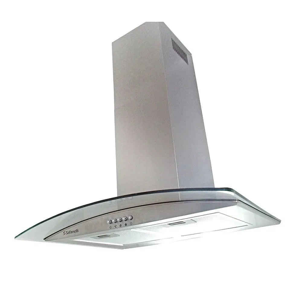 Coifa de Parede Safanelli 60cm Vidro Curvo Inox CVC60220 - 220 Volts