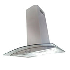 Coifa de Parede Safanelli 60cm Vidro Curvo Inox CVC60220 - 220 Volts