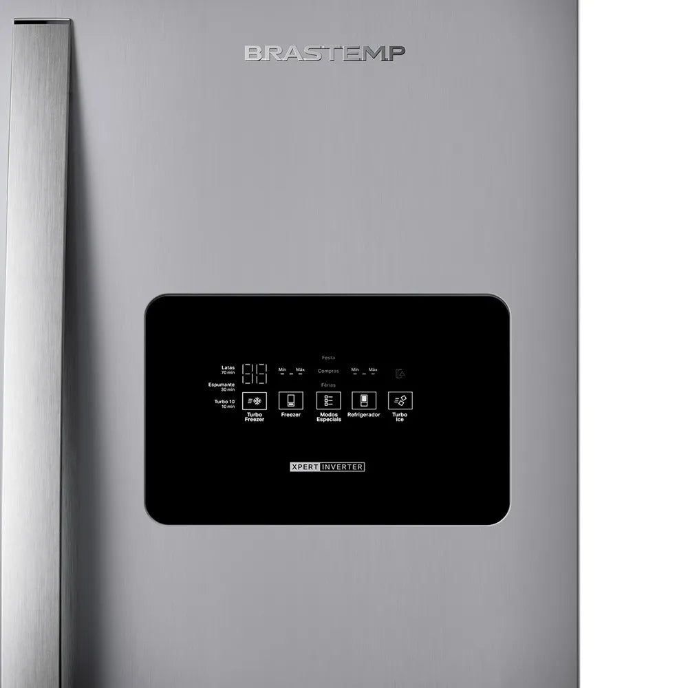 Refrigerador Brastemp 559 Litros Frost Free French Door Inox BRO85MK - 127 Volts