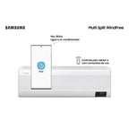 Ar Condicionado Multi Split Samsung Hi Wall Wind Free 4x9000 BTU/h Quente e Frio AJ080AXJ4KH/AZ – 220 Volts