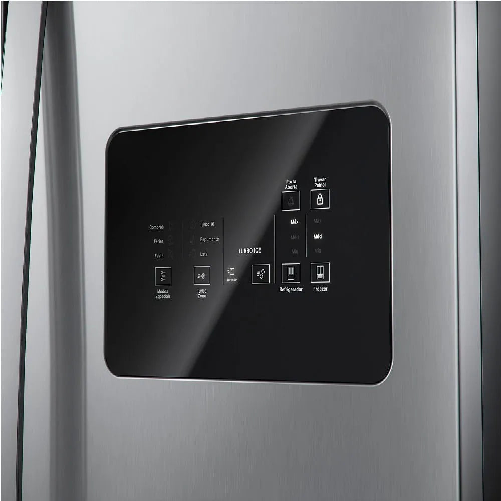 Refrigerador Brastemp Frost Free French Door 554 Litros Inox BRO85AK – 127 Volts