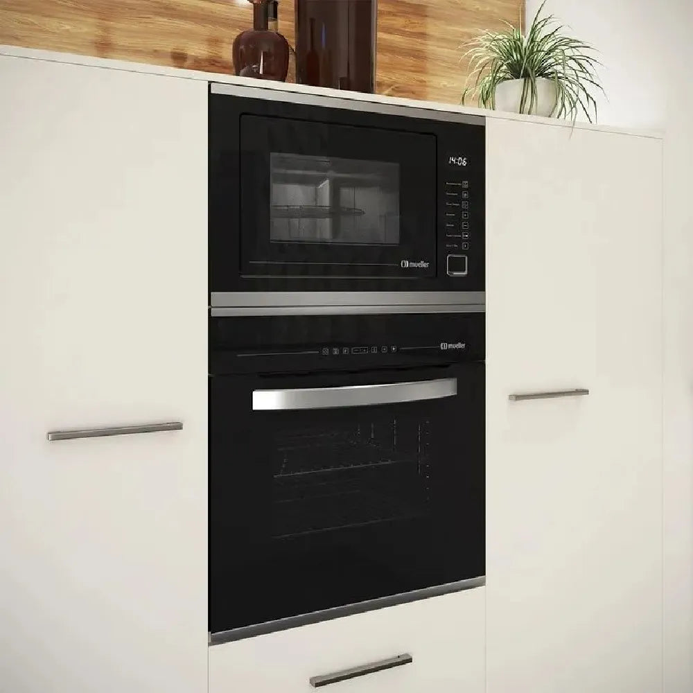 Micro-ondas de Embutir Mueller 25 Litros Grill Digital Touch Preto 127V MMO0225G1