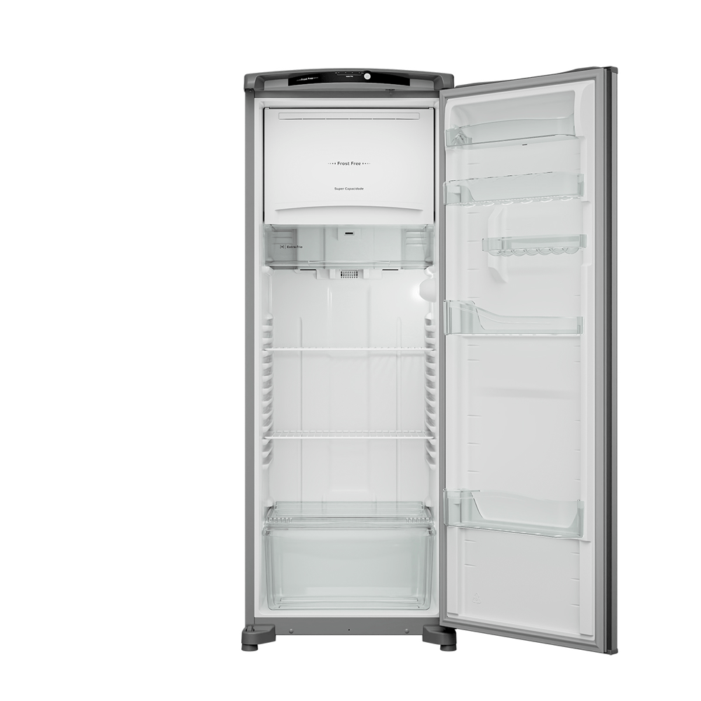 Refrigerador Consul Frost Free 337 Litros Inox Espaço Extra Frio CRB39MK – 127 Volts