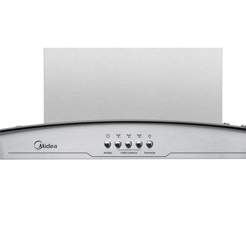 Coifa de Parede  Midea 90cm Vidro Inox RGB902 – 220 Volts