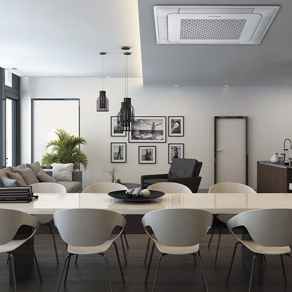 Ar Condicionado Split Cassete 4 Vias - Inverter R-32 - Samsung - Windfree - 54.000 BTUs - Quente/Frio - 220V Monofásico