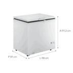 Freezer Horizontal Consul 309 Litros CHA31FB Branco 127 Volts