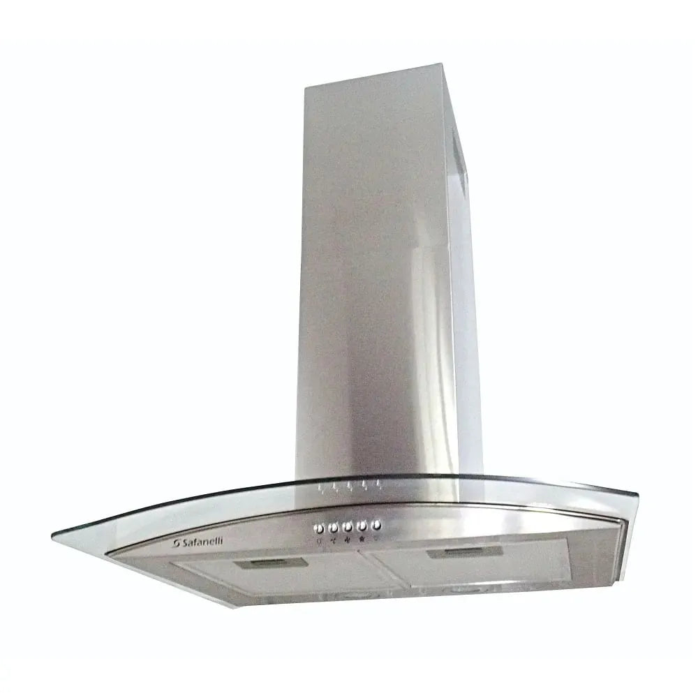 Coifa de Parede Safanelli 60cm Vidro Curvo Inox CVC60220 - 220 Volts