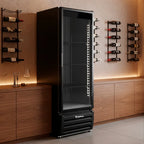 Freezer Vertical Refribras 500 Litros Porta de Vidro Preto Vega FV500P1 - 127 Volts