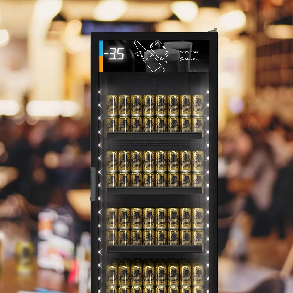Cervejeira Metalfrio 572 Litros Porta de Vidro All Black VN50AH – 220 volts