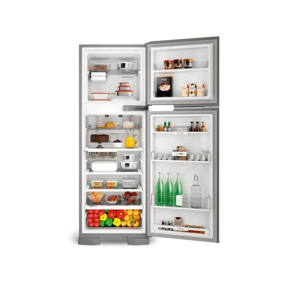 Refrigerador Brastemp Frost Free 375 Litros Duplex com Compartimento Extrafrio Inox BRM44HK - 220 Volts