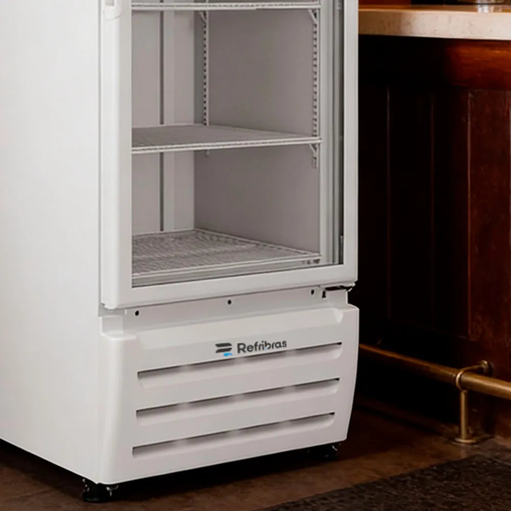 Cervejeira Refribras 400 Litros Porta de Vidro Branca Vega C400B2 - 220 Volts