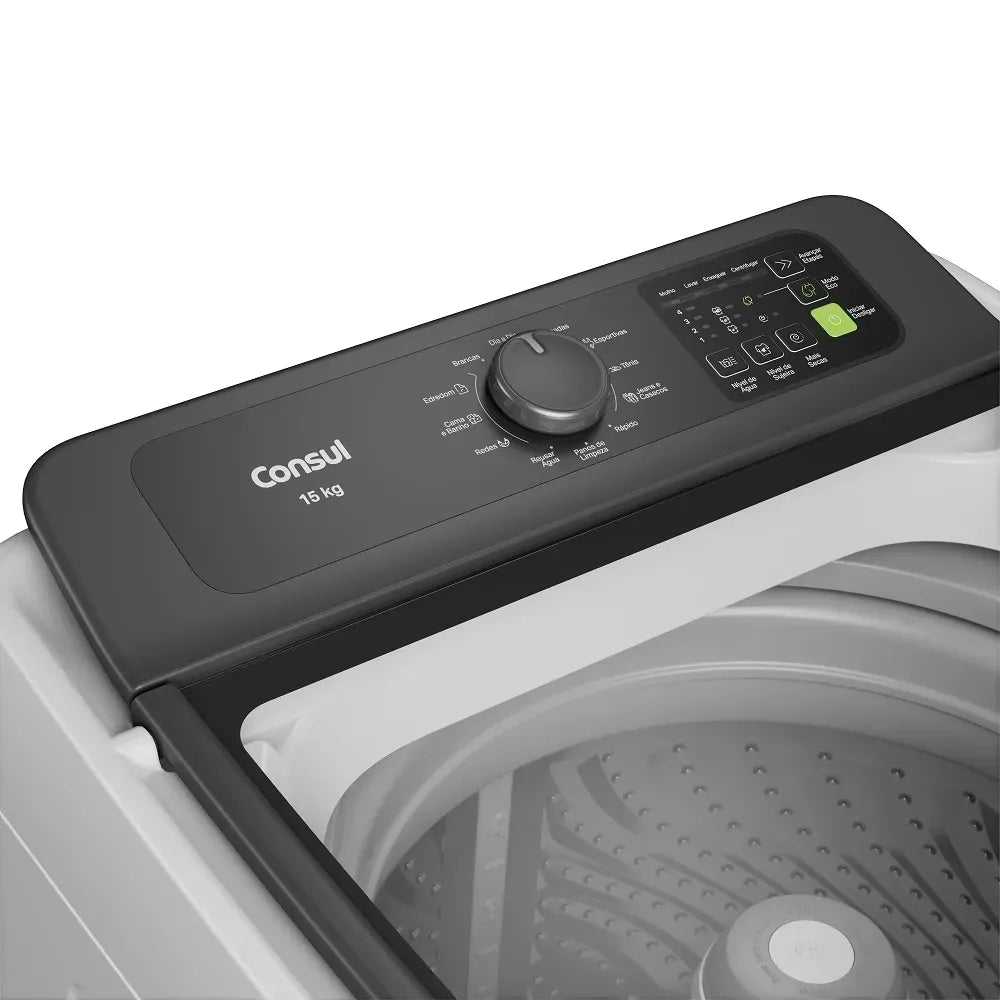 Máquina de Lavar Consul 15Kg com Modo Eco Branca CWN15ABBNA– 220 Volts