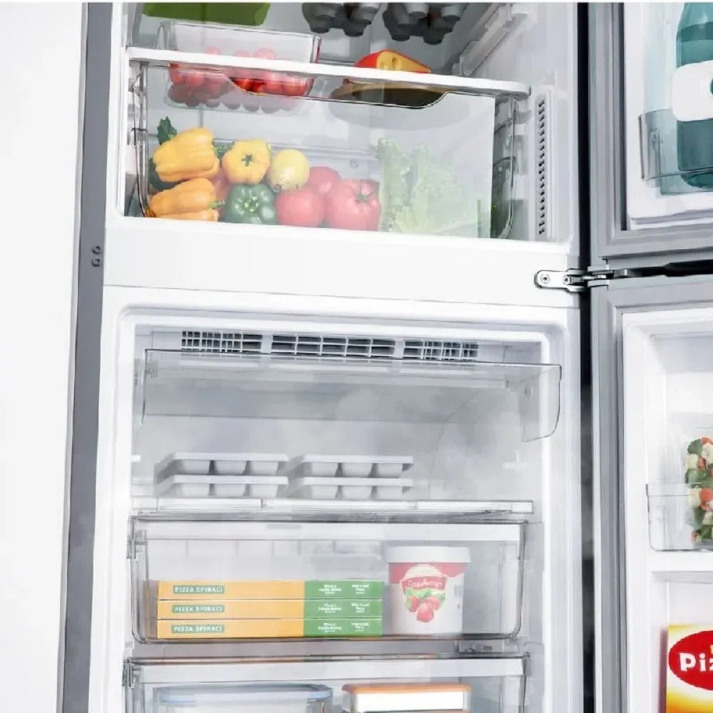 Refrigerador Consul 397 Litros Frost Free Duplex Evox Inox Com Freezer Embaixo CRE44BK – 127 Volts