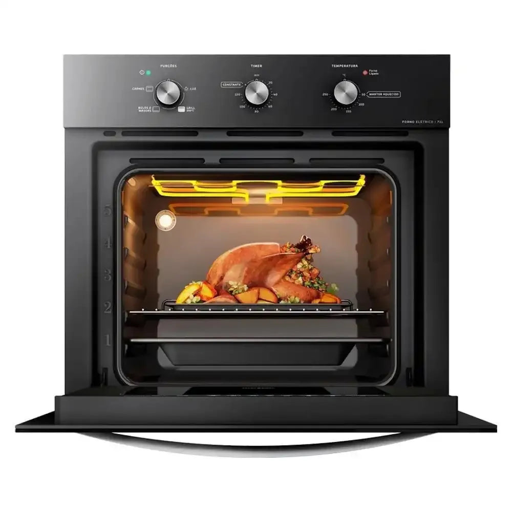 Forno de Embutir Esmaltec 71 Litros FE0171 Preto - 220 Volts