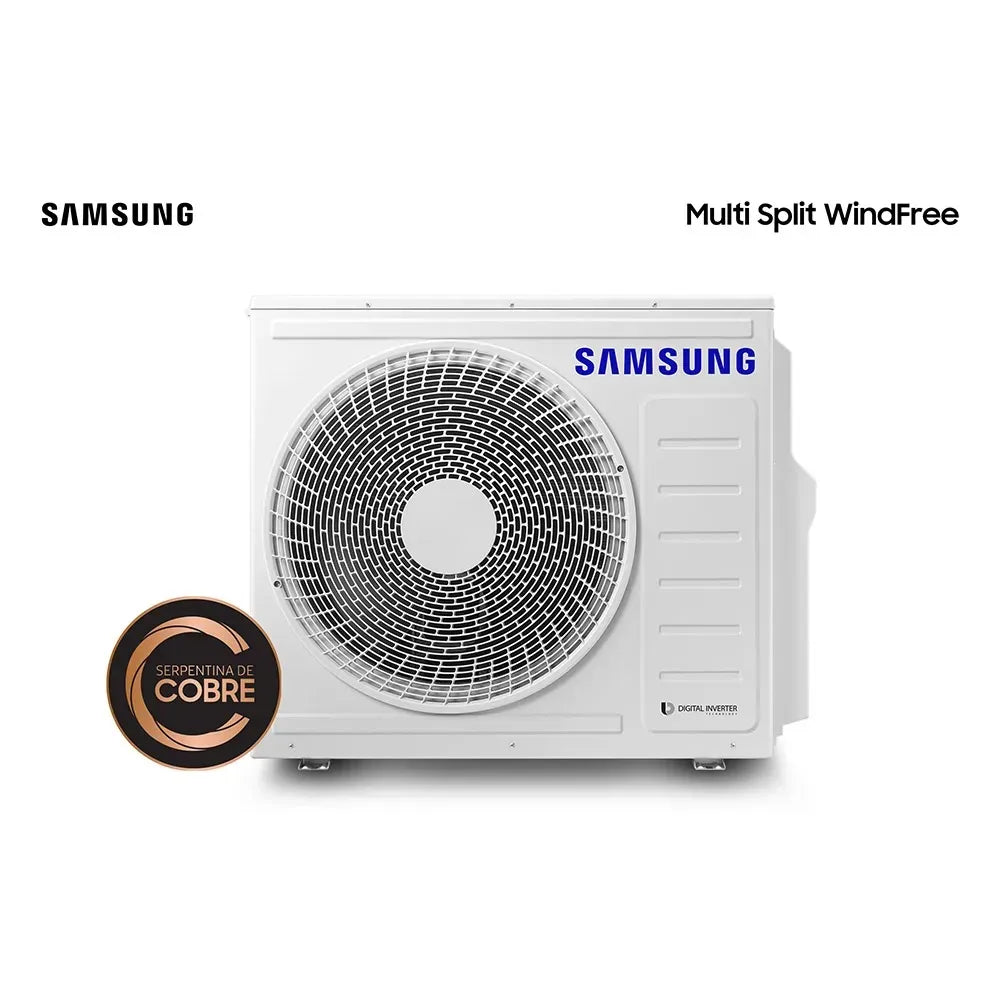 Ar Condicionado Multi Split Samsung Hi Wall Wind Free 4x9000 BTU/h Quente e Frio AJ080AXJ4KH/AZ – 220 Volts