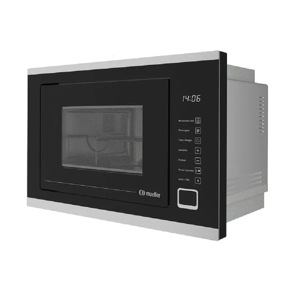 Micro-ondas de Embutir Mueller 25 Litros Grill Digital Touch Preto 127V MMO0225G1
