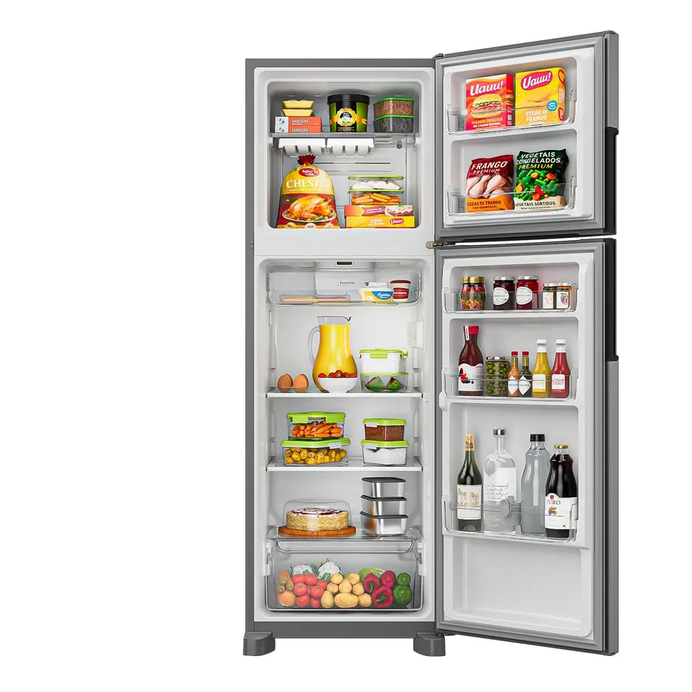 Refrigerador Consul 377 Litros Frost Free Inox CRM44MK - 127 Volts