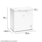 Freezer Horizontal Electrolux 199 Litros Branco HE200 – 127 Volts