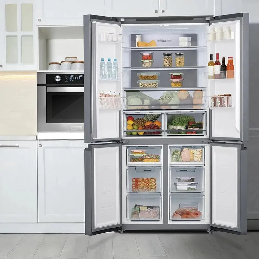 Refrigerador Midea French Door Inverter Quattro 482 Litros Inox MD-RF556 – 127 Volts