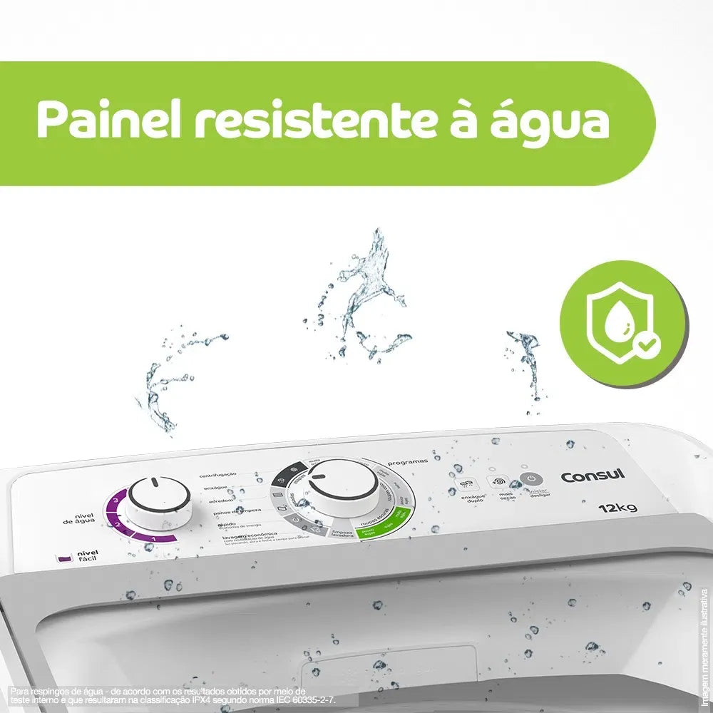 Lavadora de Roupas Consul 12Kg CWH12AB – 220 Volts