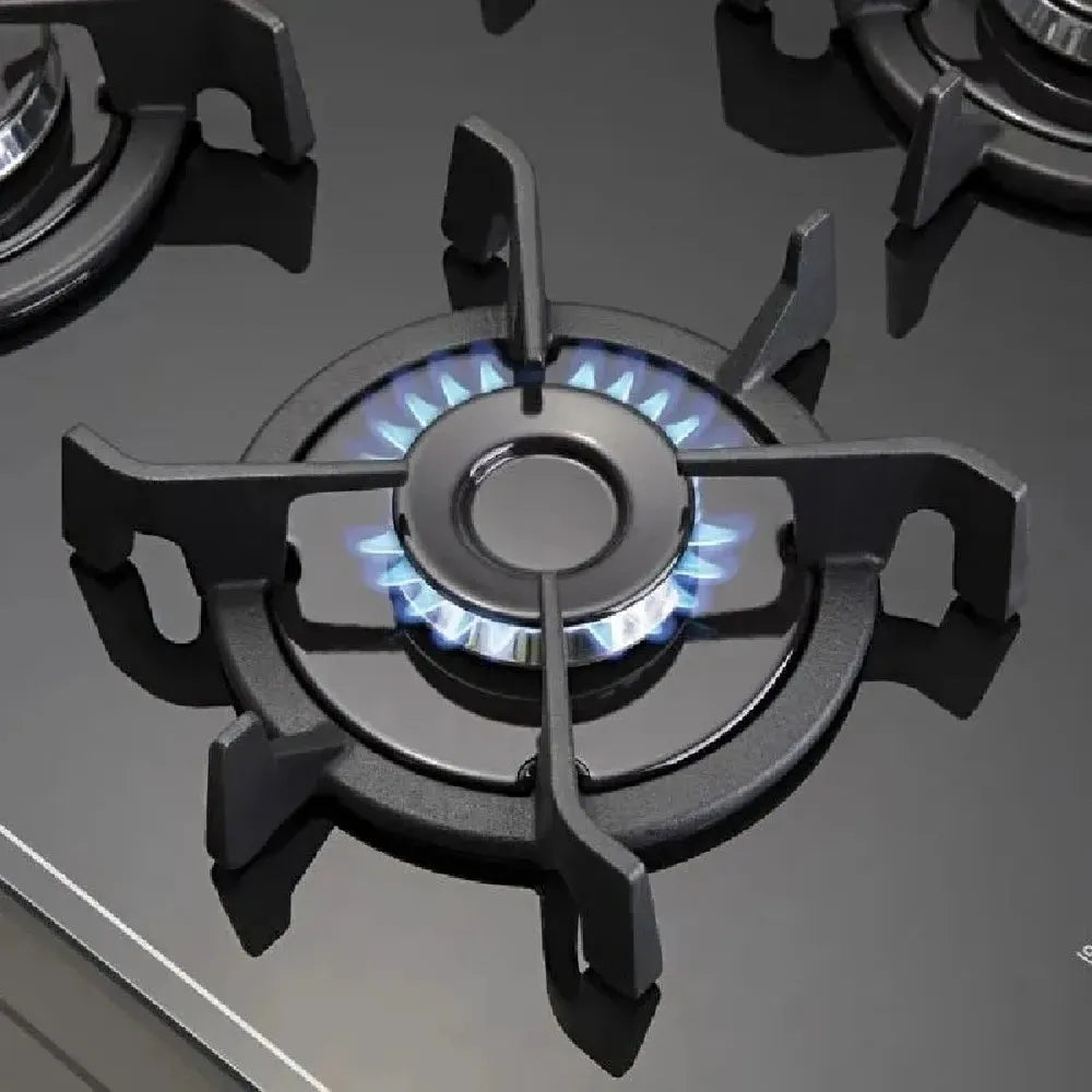 Fogão de Piso Dako 4 Bocas Magister com Mesa de Vidro Preto – Bivolt