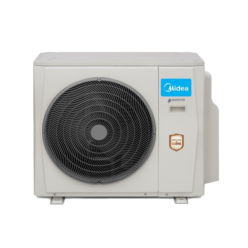 Ar-Condicionado Multi Split Inverter Midea 42.000 (2x Evap Cassete 1 Via 18.000) Quente/Frio 220V