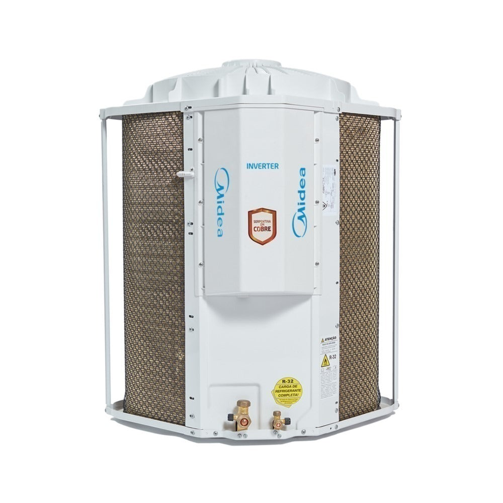 Ar-Condicionado Split Cassete Inverter 4 Vias Midea Connect 24.000 BTUs R-32 Só Frio 220V Monofásico
