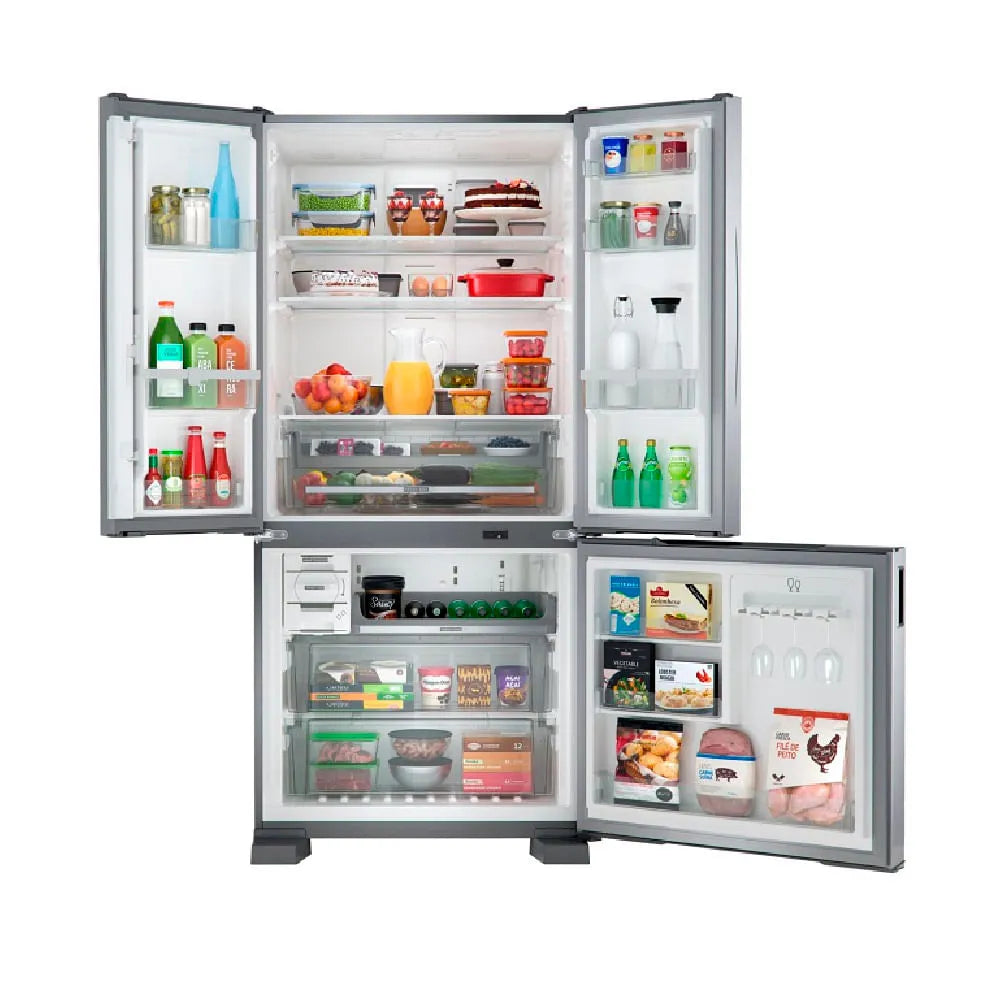 Refrigerador Brastemp Frost Free French Door 554 Litros Inox BRO85AK – 220 Volts