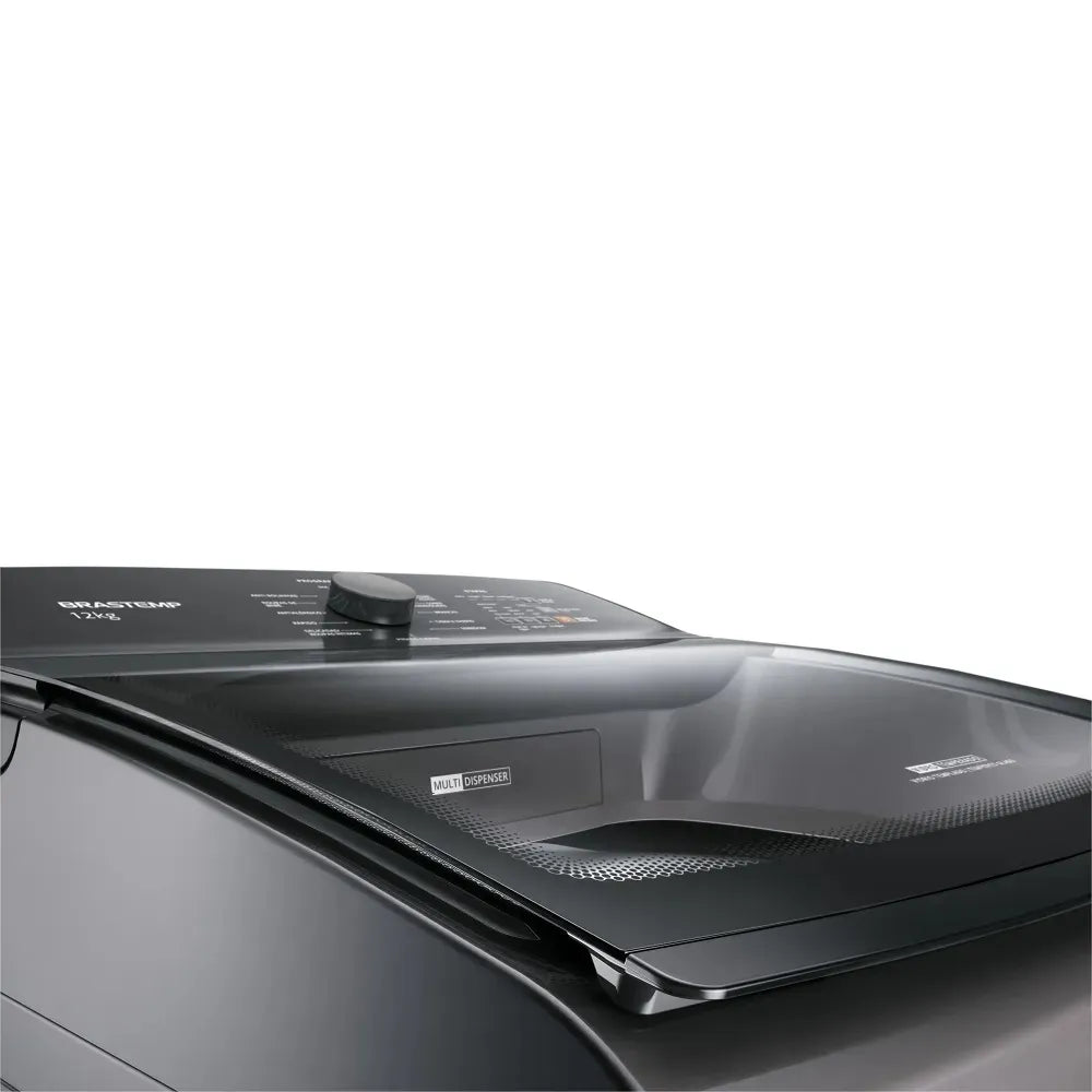 Lavadora de Roupas Brastemp 12Kg com Ciclo Tira Manchas Advanced e Ciclo Antibolinha Cinza Platinum BWK12B9 – 220 Volts