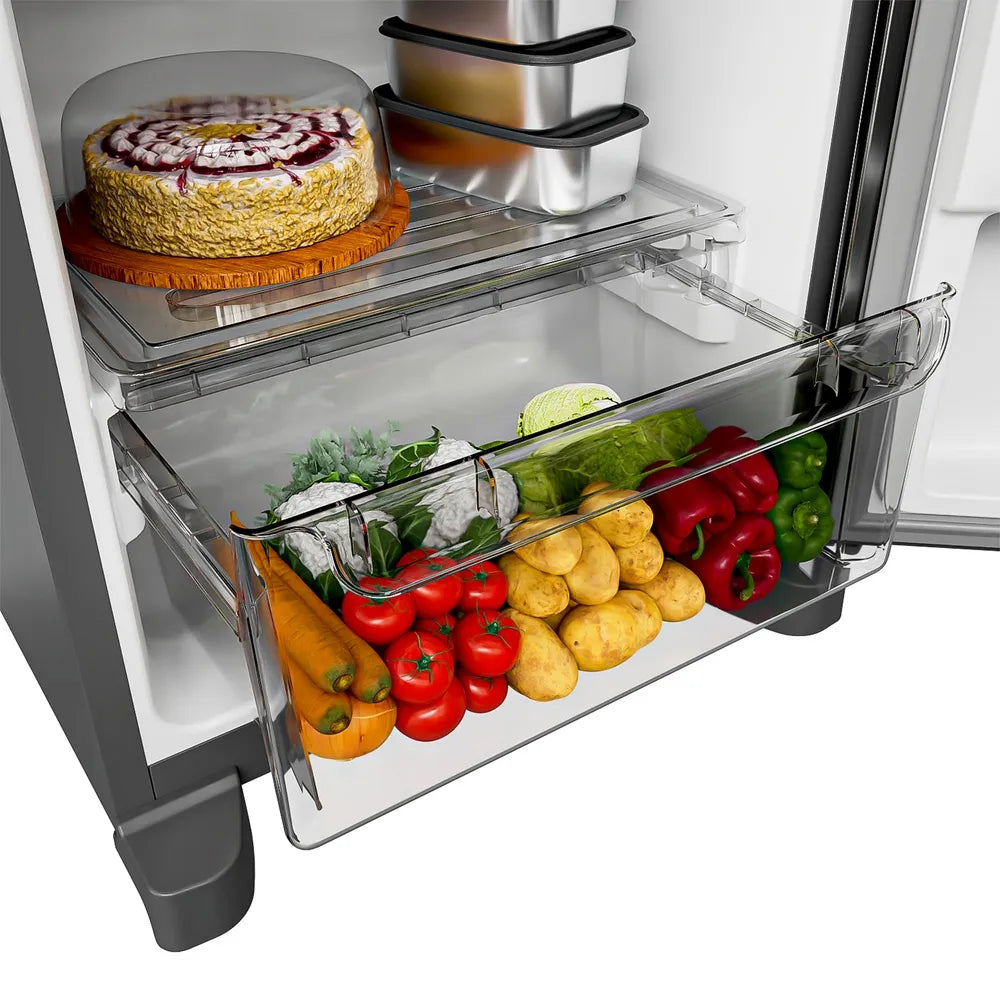 Refrigerador Consul 377 Litros Frost Free Inox CRM44MK - 127 Volts