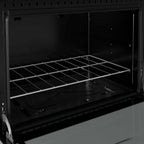 Fogão de Piso Mueller 5 Bocas Fratello Vetro com Mesa de Vidro Preto - Bivolt