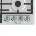 Cooktop Hisense 4 Bocas Inox GM663XB - 220 Volts