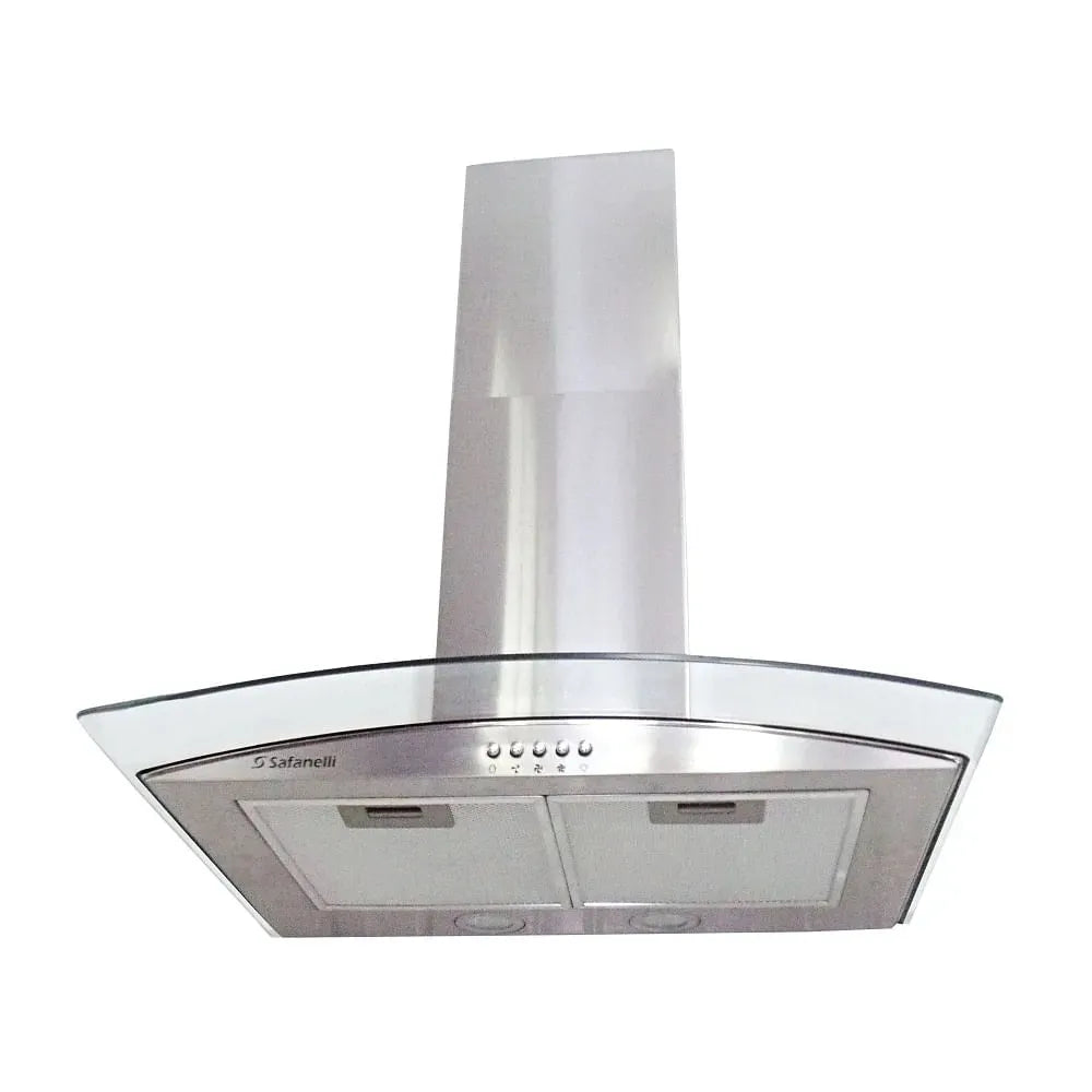 Coifa de Parede Safanelli 60cm Vidro Curvo Inox CVC60220 - 220 Volts