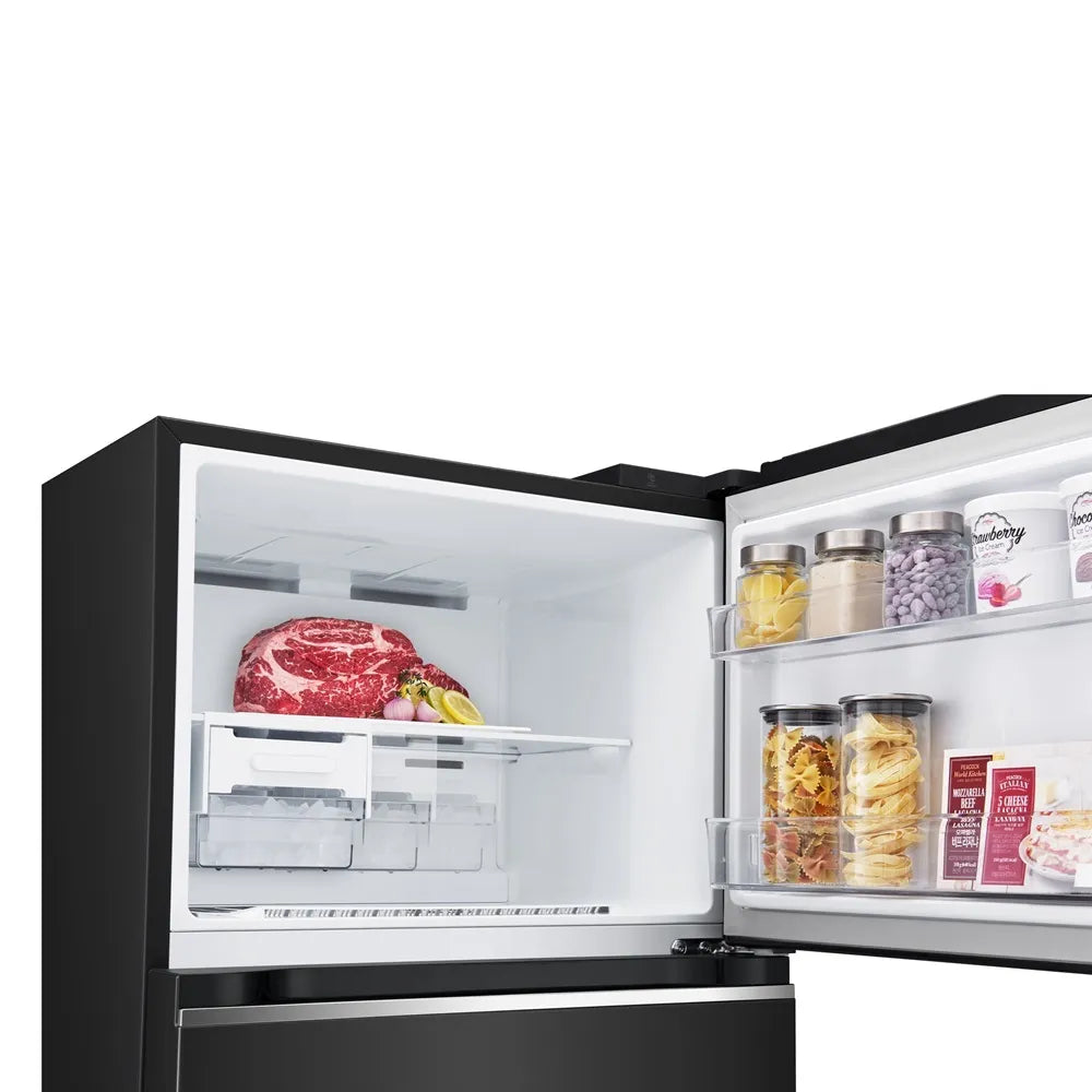 Refrigerador LG 395 Litros Frost Free Inverter Duplex Preto Inox GN-B392PXG - 220 Volts