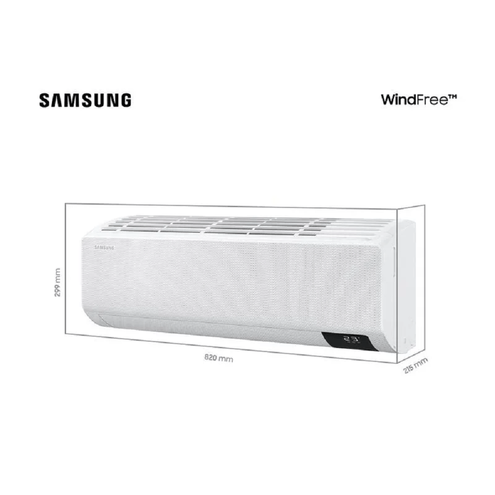 Ar Condicionado Split Hi Wall Inverter Samsung WindFree Sem Vento 22000 BTU/h Frio AR24AVHABWKNAZ – 220 Volts