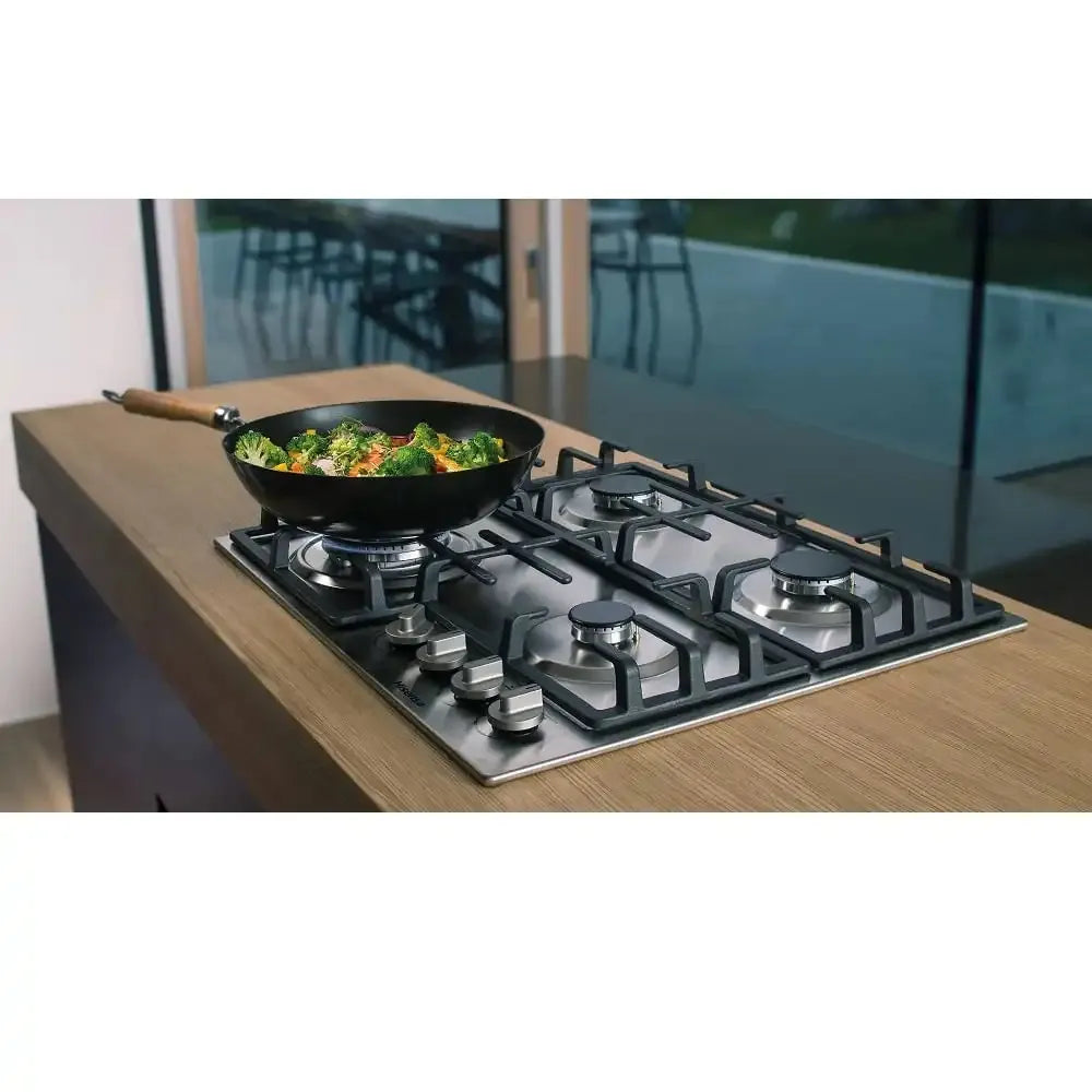 Cooktop Hisense 4 Bocas Inox GM663XB - 220 Volts